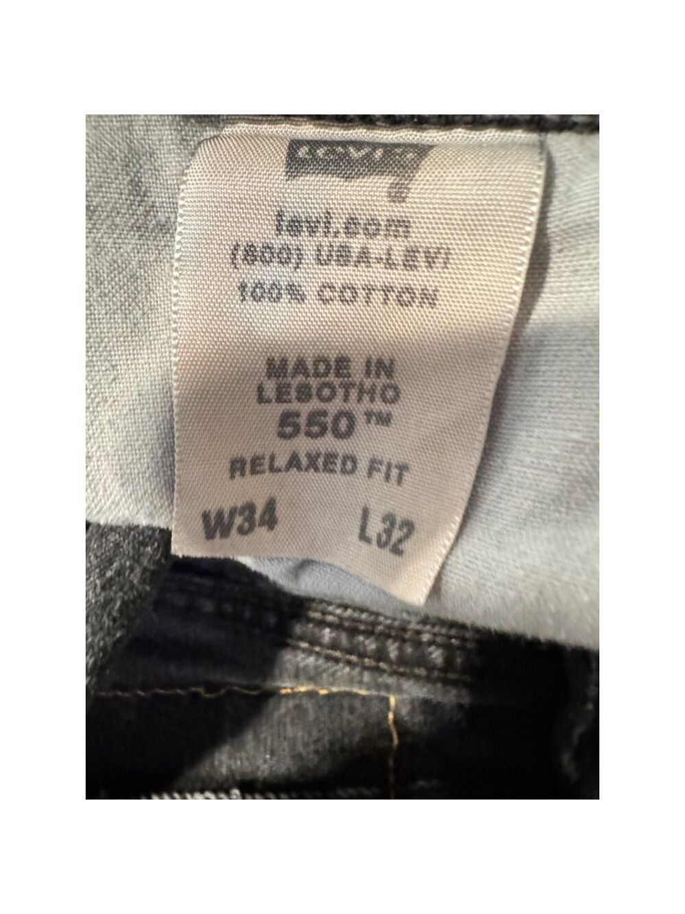 Levi's Men's Jeans Black W34 L32 - Picture 12 of 13